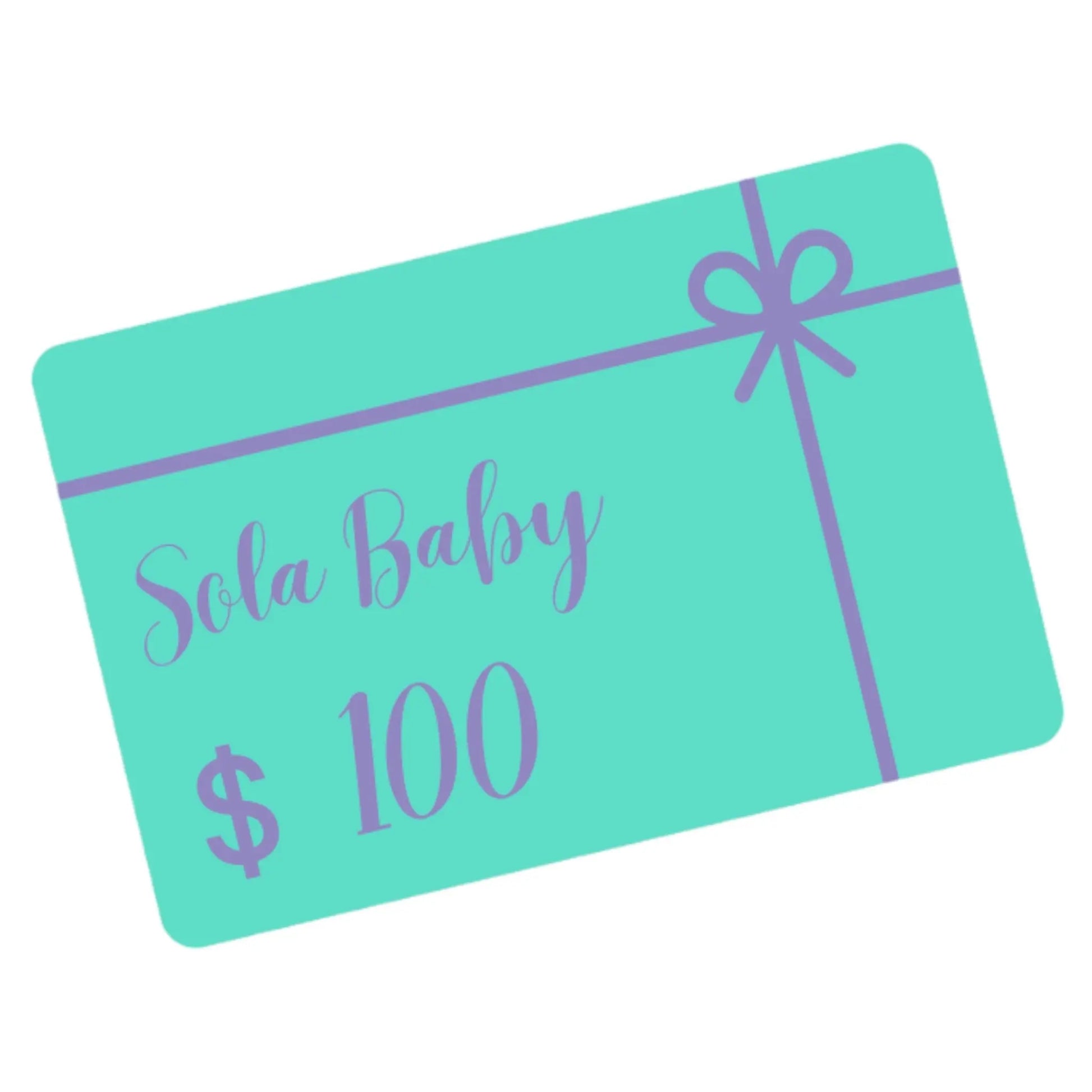 Gift card - Sola Baby Boutique